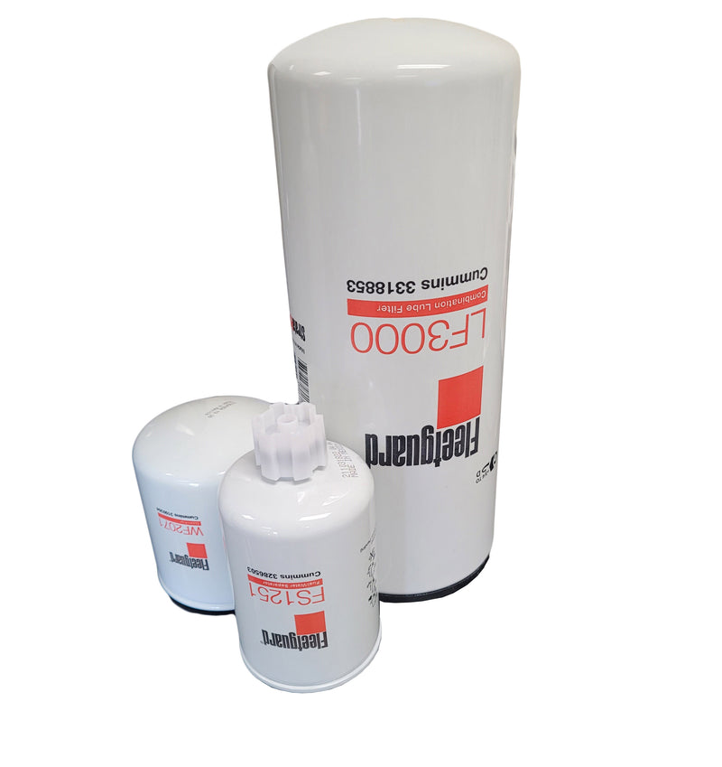 MK11498 Fleetguard Maintenance Kit For Cummins (LF3000 - FS1251 - WF2071) - Crossfilters