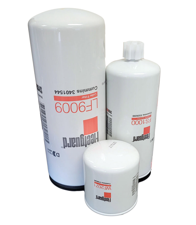 MK12257 Fleetguard Maintenance Kit Cummins (LF9009 - FS1000 - WF2071) - Crossfilters