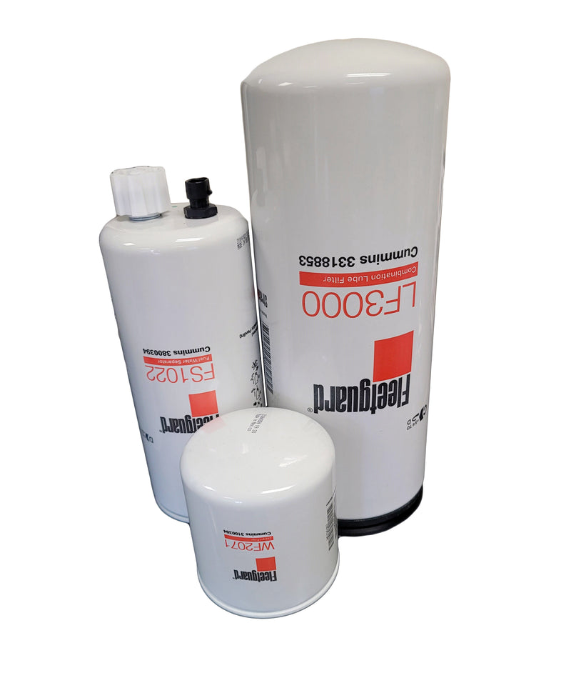 MK12389 Fleetguard Maintenance Kit For Cummins (LF3000 - FS1022 - WF2071) - Crossfilters