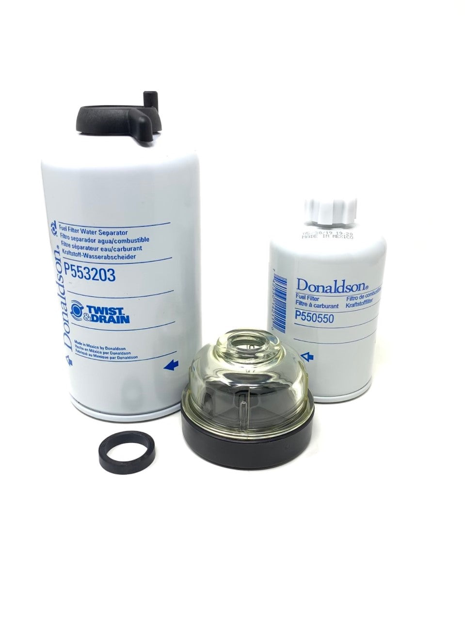 Donaldson P553203 - P550550 W/ Glass Bowl Fuel Filters ( FWS-3003 FS-2001) - Crossfilters