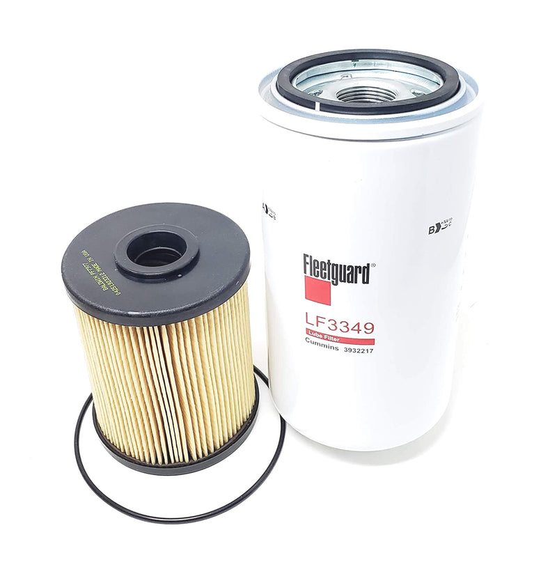 Set Baldwin PF7977 (Fuel) ā Fleetguard LF3349 (Lube) Filters for Dodge Ram 5.9 Diesel 2003-10 - Crossfilters