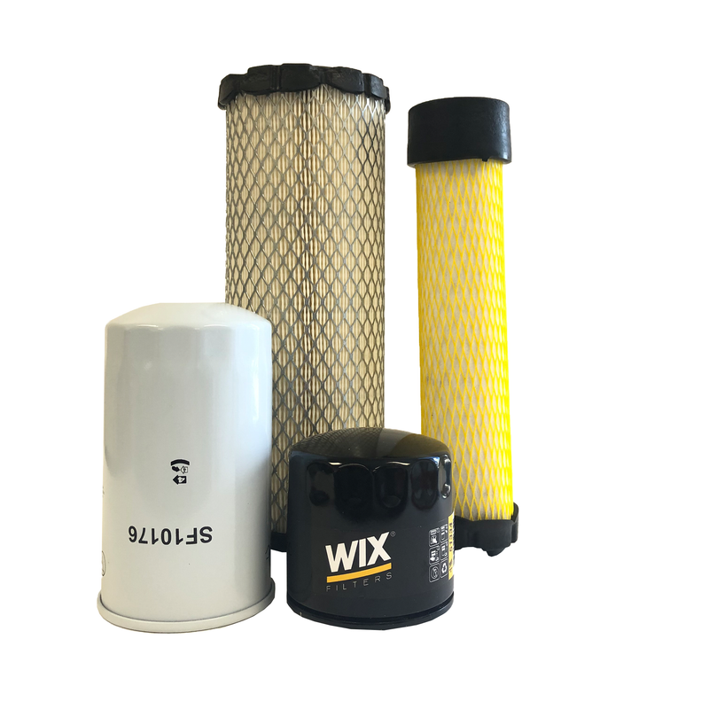 CFKIT Service Filter Kit Compatible with DitchWitch SK1050 Mini Skid Steer W/ Yanmar 3TNV88C Eng.