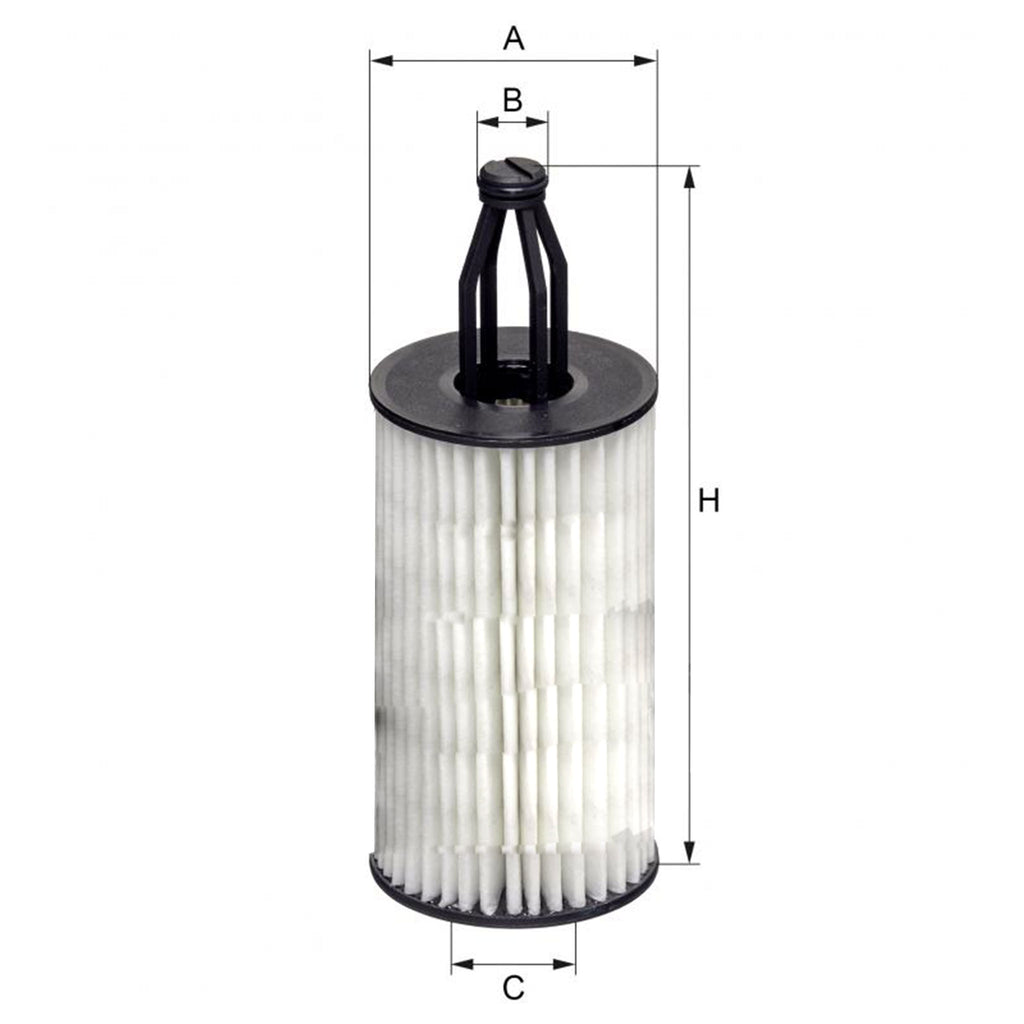 E129HD222 Hengst Oil Filter (Replacement Compatible with Mercedes Benz 2761800009)