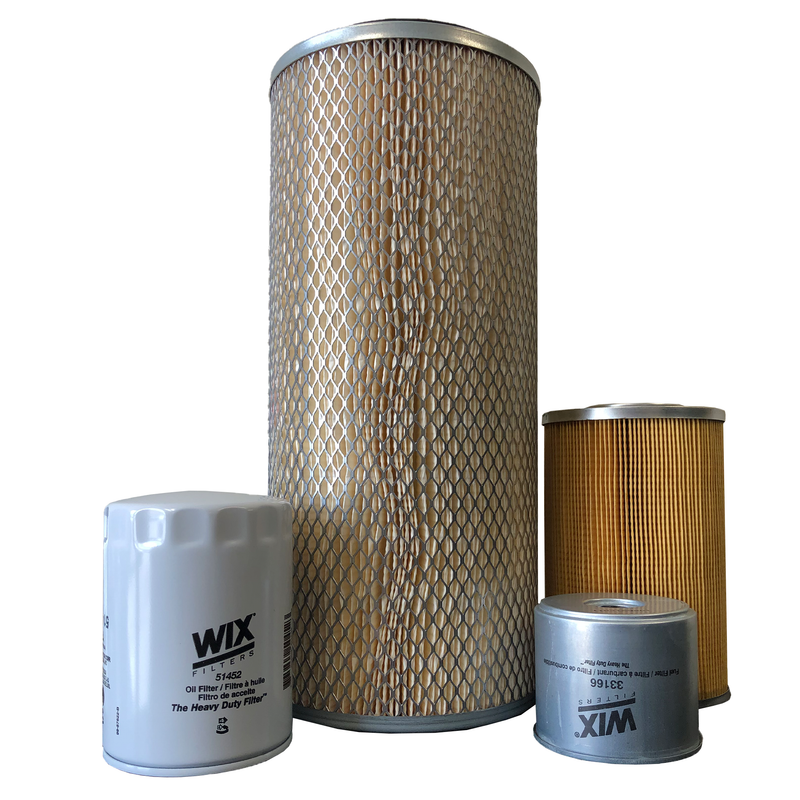 CFKIT Filter Kit Compatible with Compatible withd 555B 555A Wheel Loaders w/ 3.3L Diesel Engine