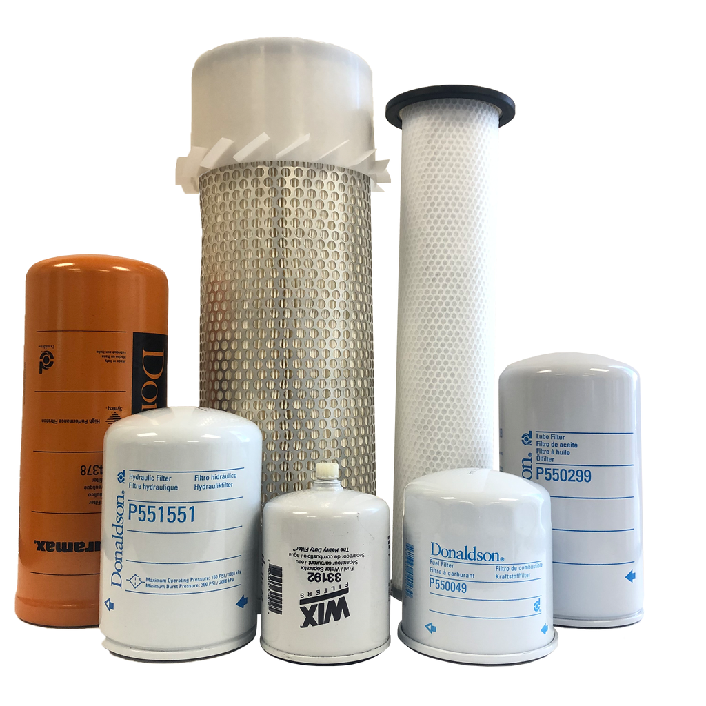 CFKIT Maintenance Filter Kit Compatible with G E H L 5625SX Skid Steer w/ 4.154 Eng.