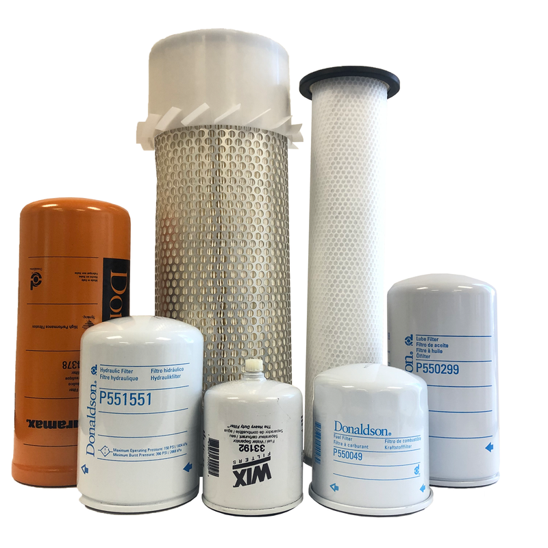 CFKIT Maintenance Filter Kit Compatible with G E H L 5625SX Skid Steer w/  4.154 Eng.
