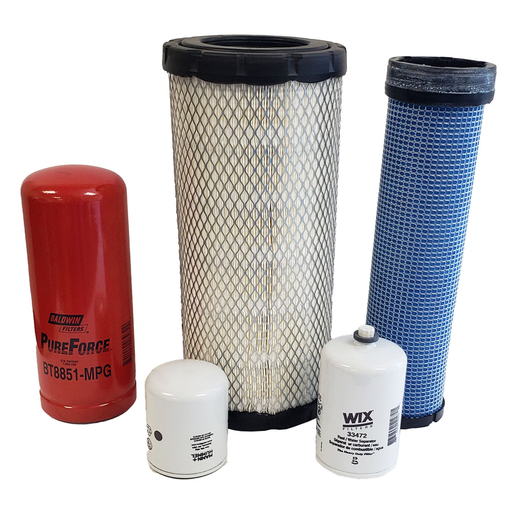 CFKIT Maintenance Filter Kit Compatible with G E H L 5640E, 5640E w/Deutz BF4M2011, F4M2011 Engs.