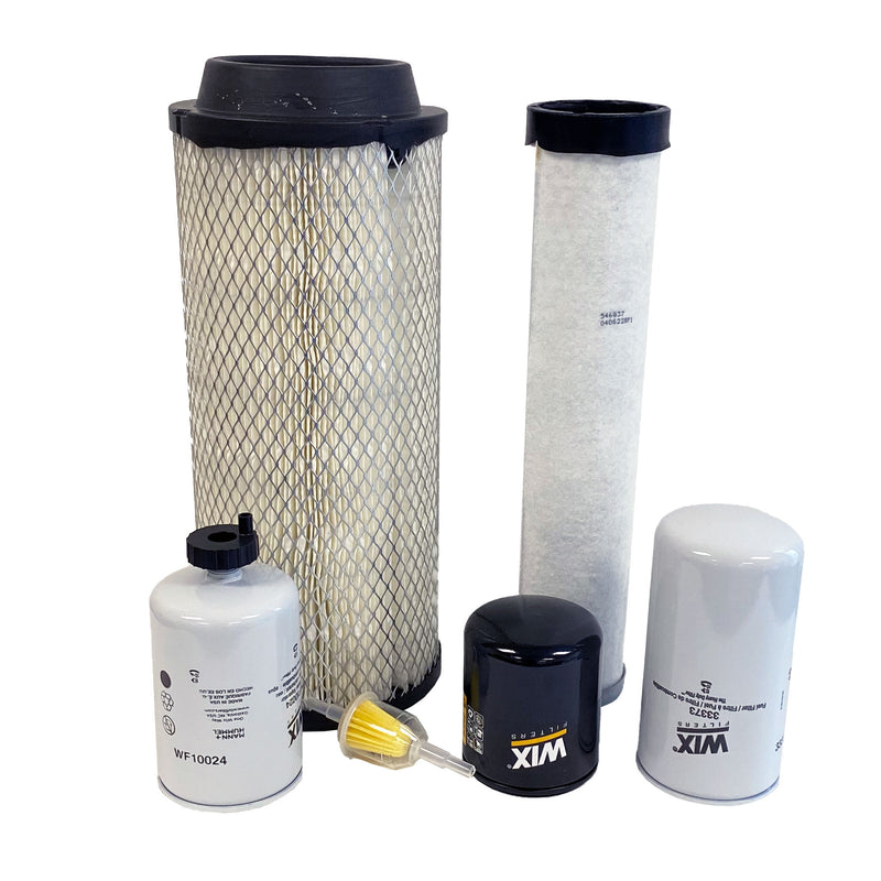 CFKIT Maintenance Filter Kit Compatible with G E H L 4640 Skid Steer Turbo w/ Deutz Diesel BF3M2011 Eng.