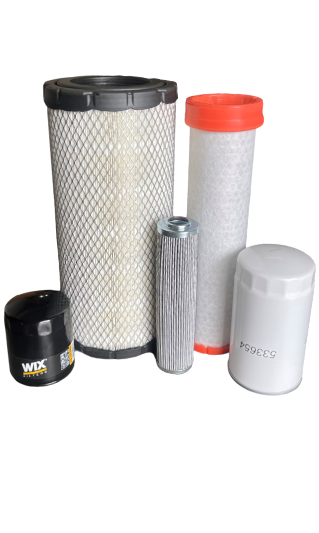 CFKIT Maintenance Filter Kit Compatible with G E H L CTL80 Turbo w/ Yanmar 4TNE106T Eng
