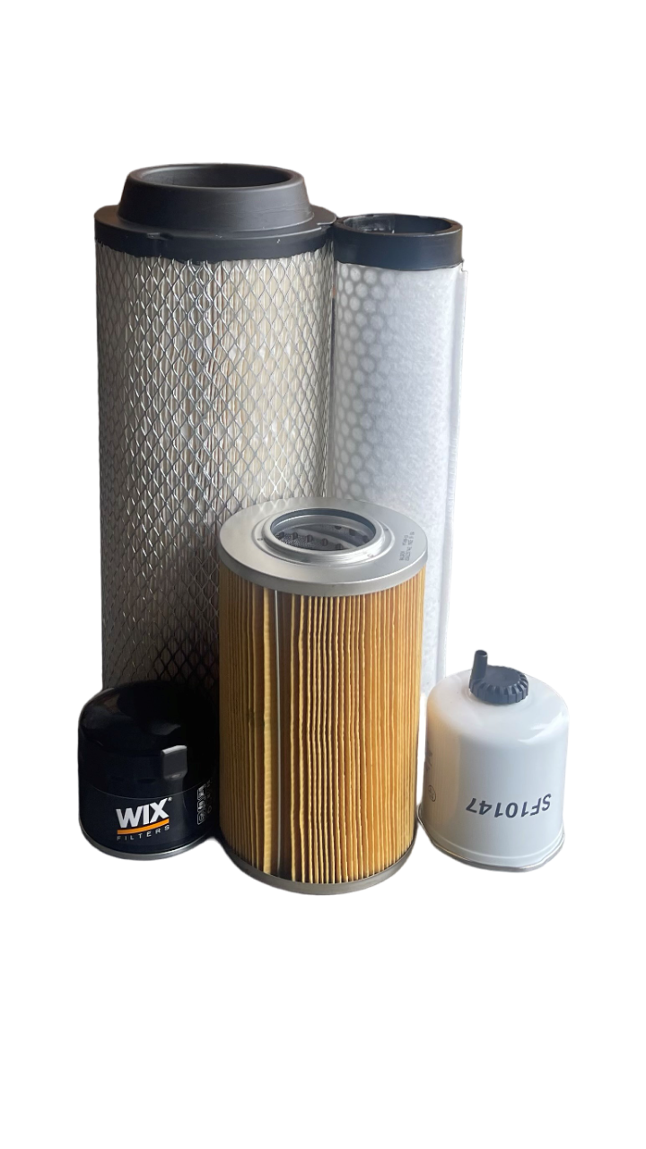 CFKIT Maintenance Filter kit Compatible with G E H L 5240E Non-Turbo w/ Yanmar 4TNV98-ZNMS2 Tier III Eng