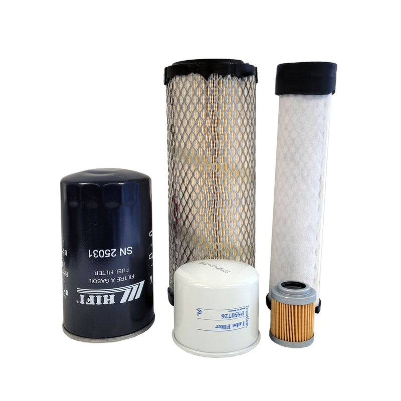 CFKIT Maintenance Filter Kit Compatible with Hyundai R35Z-9A W/ Yanmar 3TNV88