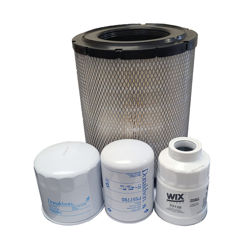 CFKIT Filter Kit Compatible with ISUZUĀ NPR W/4HK1Ā 5.2L (2004-2007) (Radial Seal Air Filter)