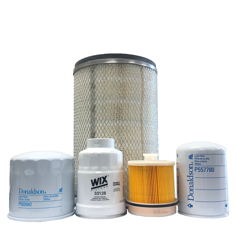 CFKIT Filter Kit Compatible with ISUZUĀ NPR W/4HK1Ā 5.2L (2008-2010) (Axial Seal Air Filter)