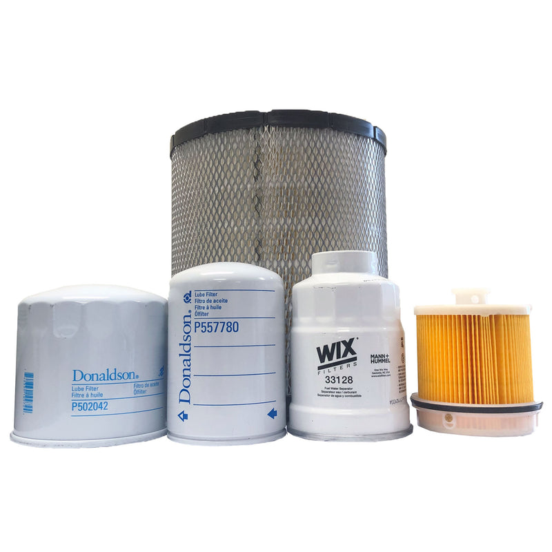 CFKIT Filter Kit Compatible with ISUZUĀ NPR W/4HK1Ā 5.2L (2008-2010) (Radial Seal Air Filter)