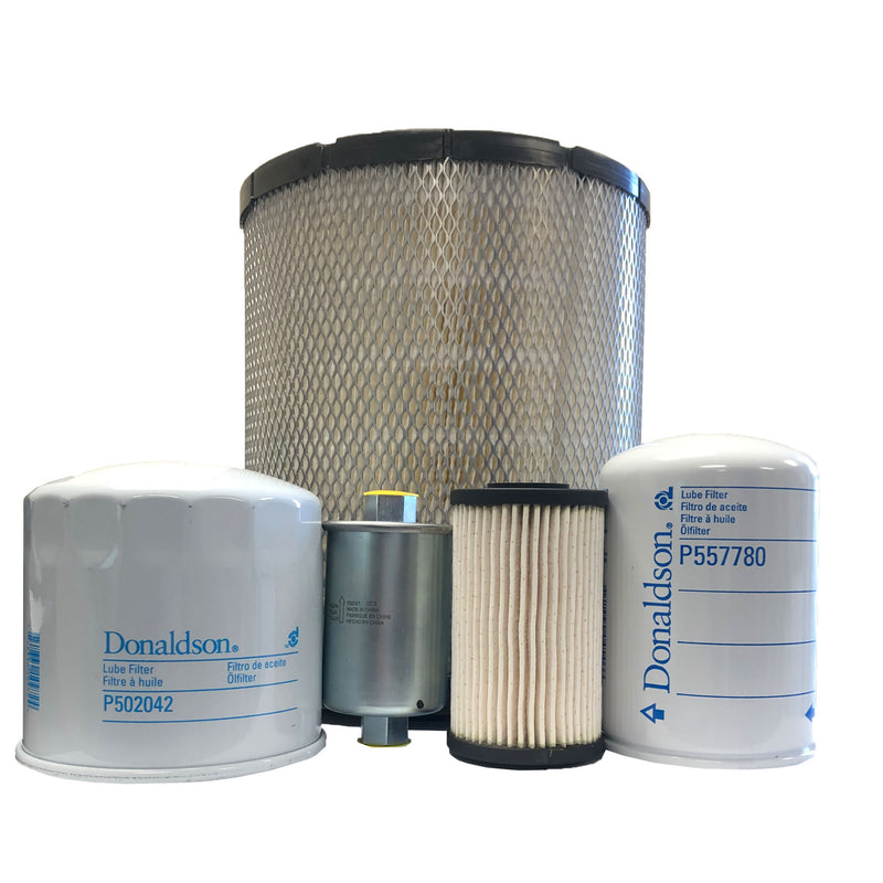 CFKIT Filter Kit Compatible with ISUZUĀ NPR W/4HK1Ā 5.2L (2011-2016) (Radial Seal Air Filter)