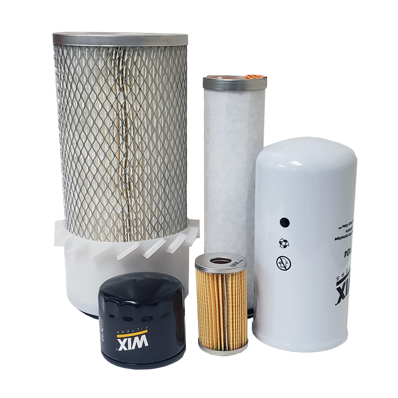 CFKIT Maintenance Filter Kit Compatible with JD 4475 and 5575 Skid-Steer Loader
