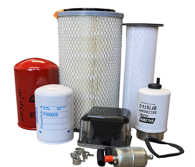 CFKIT Maintenance Filter Kit Compatible with JD 300D, 310D and 315D Backhoe Loader - PC2321