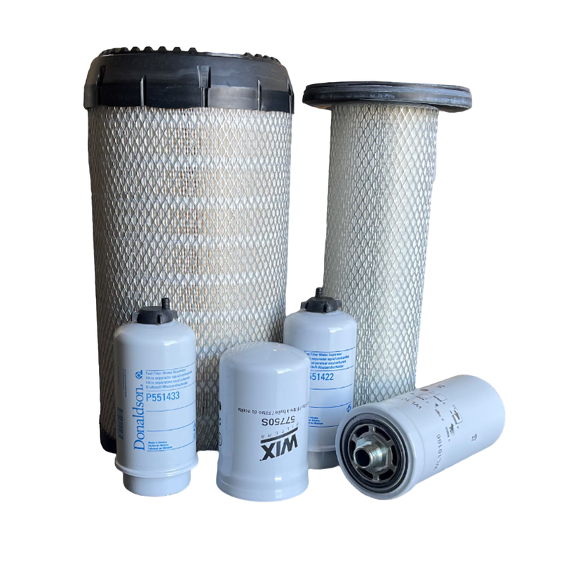 CFKIT Maintenance Filter Kit Compatible with JD 544J Loader (S.N. 611800 - )