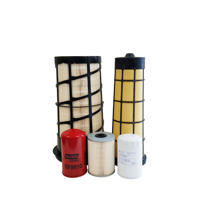 CFKIT Service Filter Kit Compatible with JD 328E, 329E, 332E & 333E Compact Track Loader