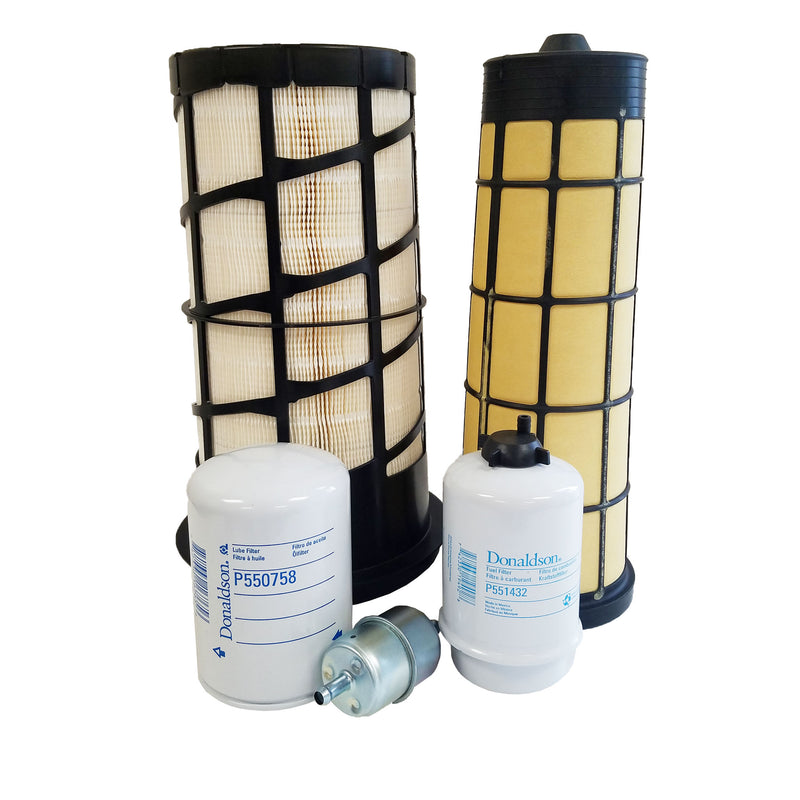 CFKIT Service Filter Kit Compatible with/JD 333D Compact Loader w/ PowerTech Eng.