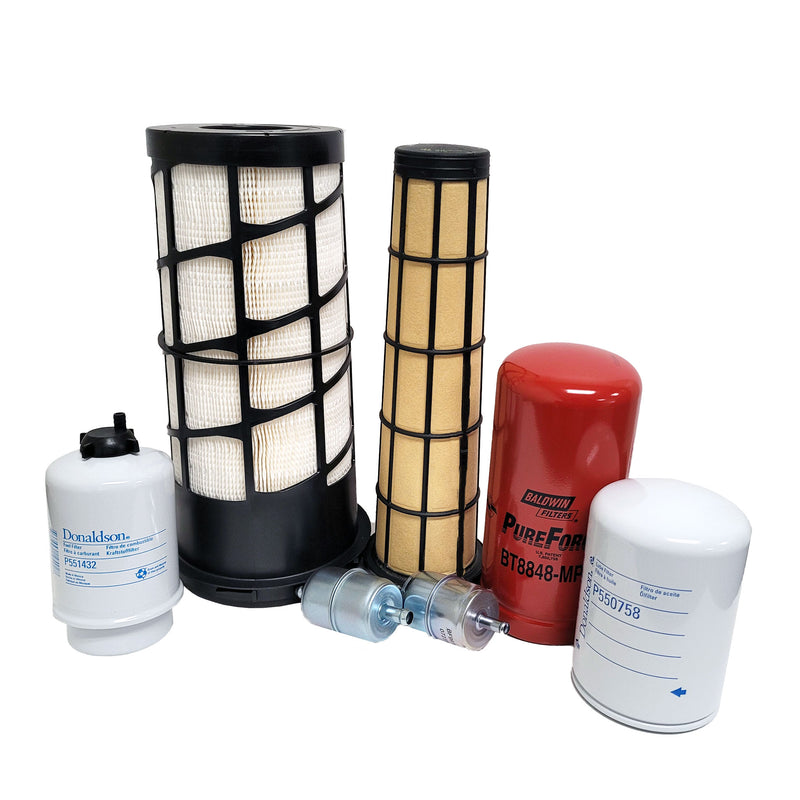 CFKIT Filter Maintenance Kit Compatible with JD 323D Compact Track Loader