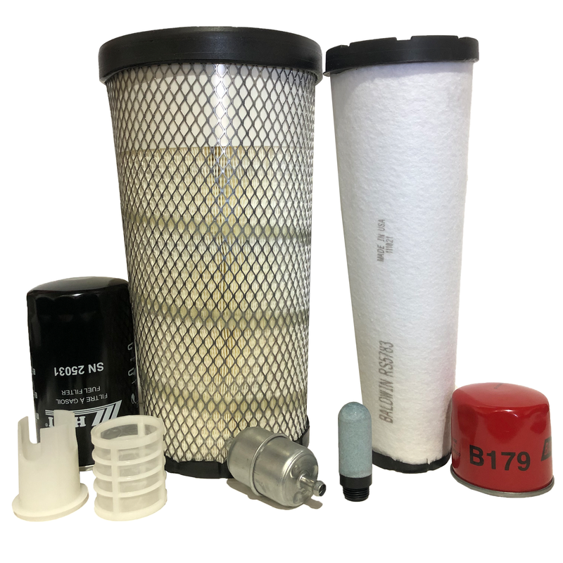 CFKIT Maintenance Filter Kit Compatible with JD 326E Skid Steer Loader w/ 4TNV98T Eng.