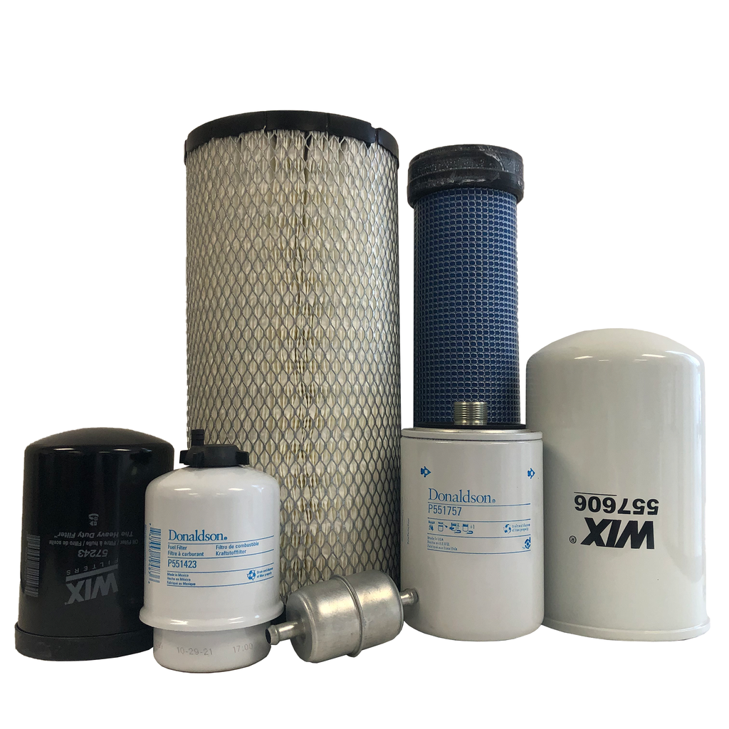 CFKIT Maintenance Filter Kit Compatible with JD 310E 310SE 315SE Backhoe Loaders