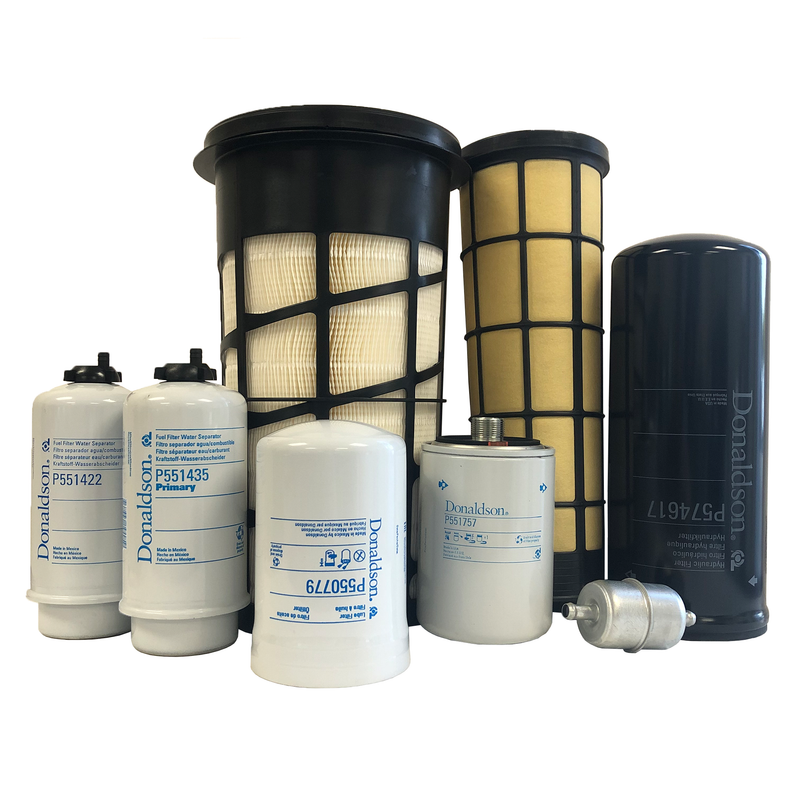 CFKIT 1000 HR Filter Kit Compatible with JD 310J 310SJ 315SJ 325SJ 410SJ Backhoe Loader