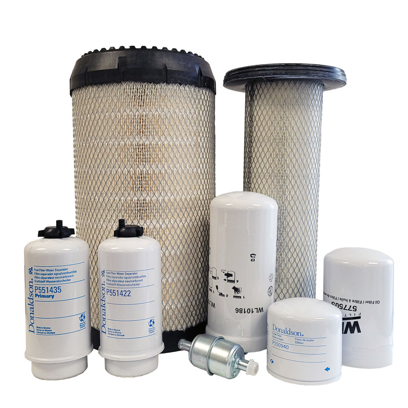 CFKIT 2000 Hours Filter Kit Compatible with JD  624K 4WD Loader (S.N. ā642634)