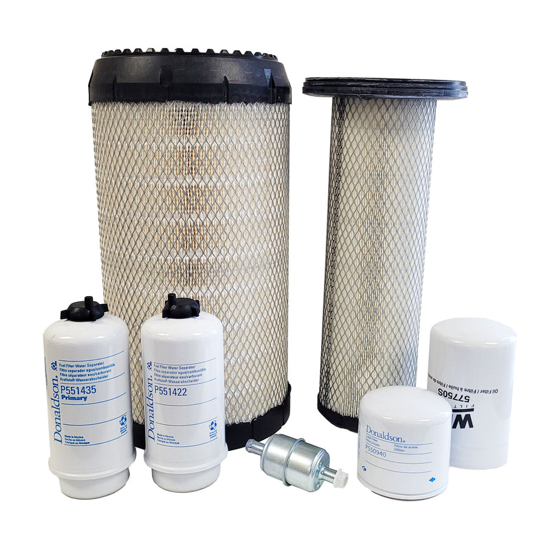 CFKIT 500 Hours Filter Kit Compatible with JD  624K 4WD Loader (S.N. ā642634)