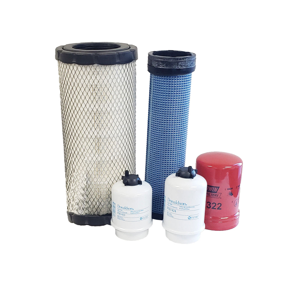 CFKIT 500 HR Filter Kit Compatible with JD 310G, 310SG and 315SG Backhoe w/PowerTech 4045D Eng.