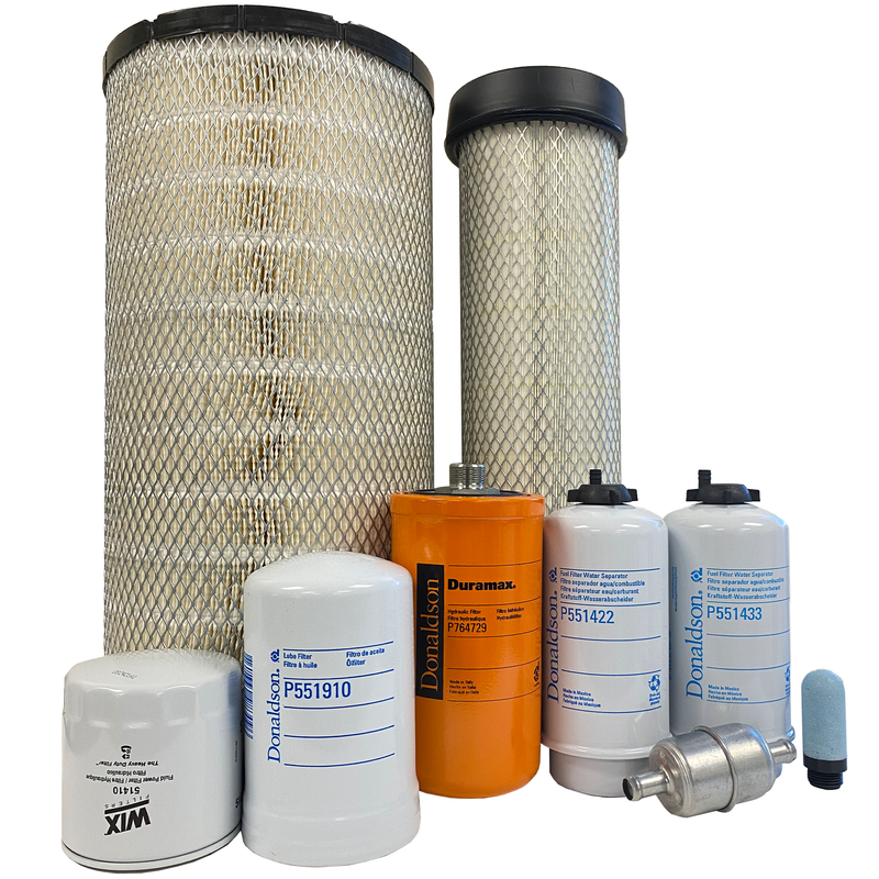 CFKIT Maintenance Filter Kit Compatible with JD 544 544K w/6068H Eng. (S/N 642665-up)