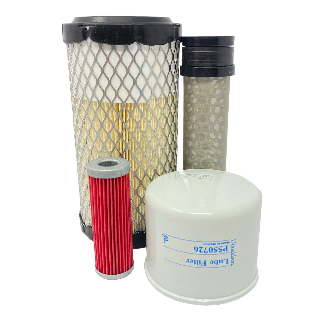 CFKIT Service Filter Kit for Kubota K008 & K008-3 Excavator w/ D722 Eng. (SN <=20063) - Crossfilters