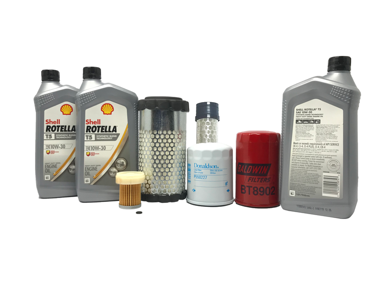 Oil & CFKIT Filter Kit for Kubota B Series B2650, B2301, B2601, B2630, B26, B7500, B7510, B7610 & B2410 - Crossfilters