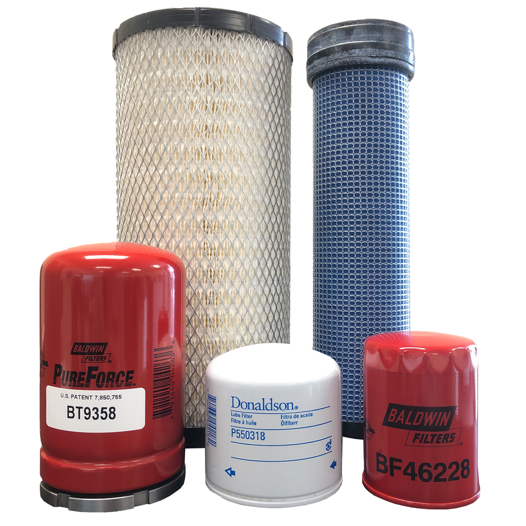 CFKIT Service Filter Kit for Kubota SVL95-2S w/ V3800-TIEF4 Eng. - Crossfilters