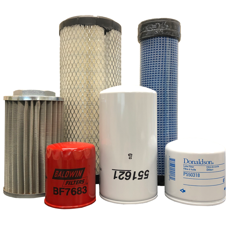 CFKIT Maintenance Filter Kit for Kubota R520 Tractors w/ V2203 Eng. - Crossfilters