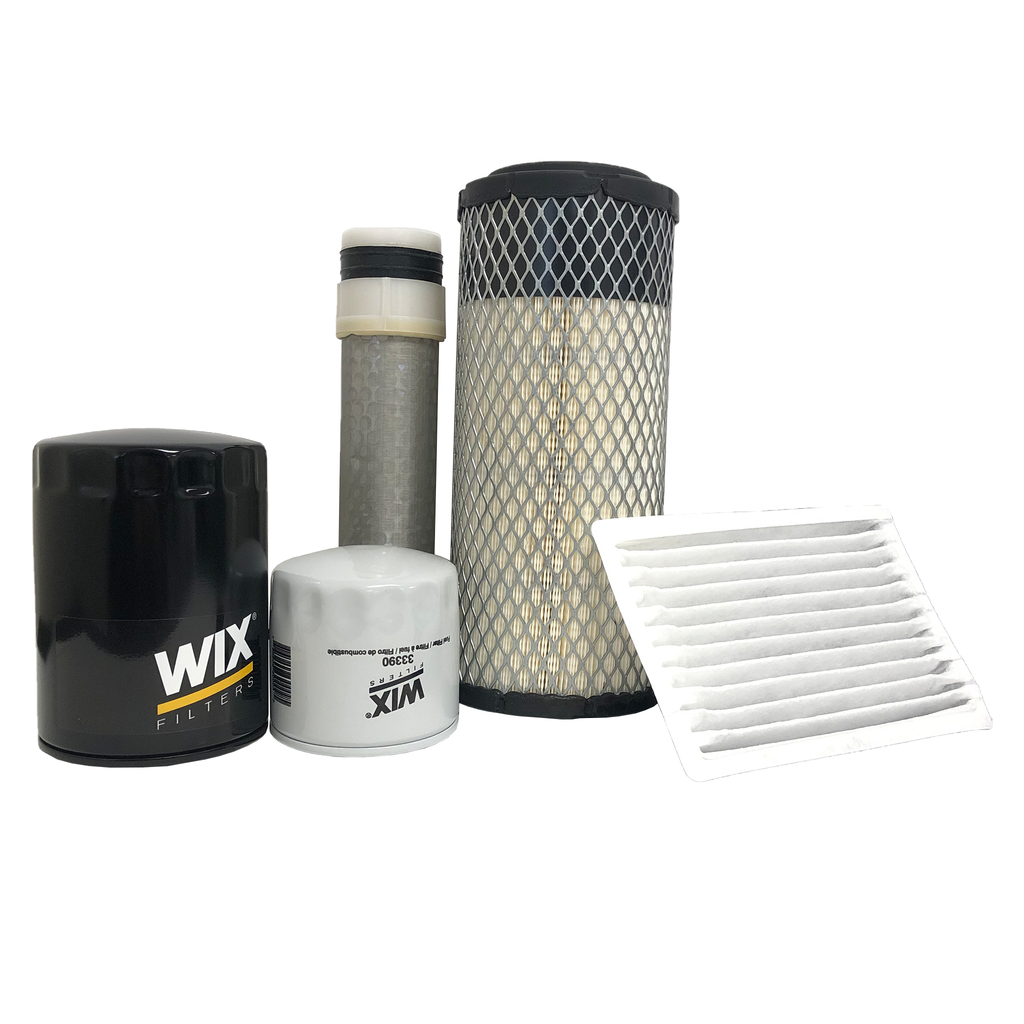CFKIT Service Filter Kit Compatible with/KUB Excavator U35-4 w/ D1703M Eng. (With cabin air)