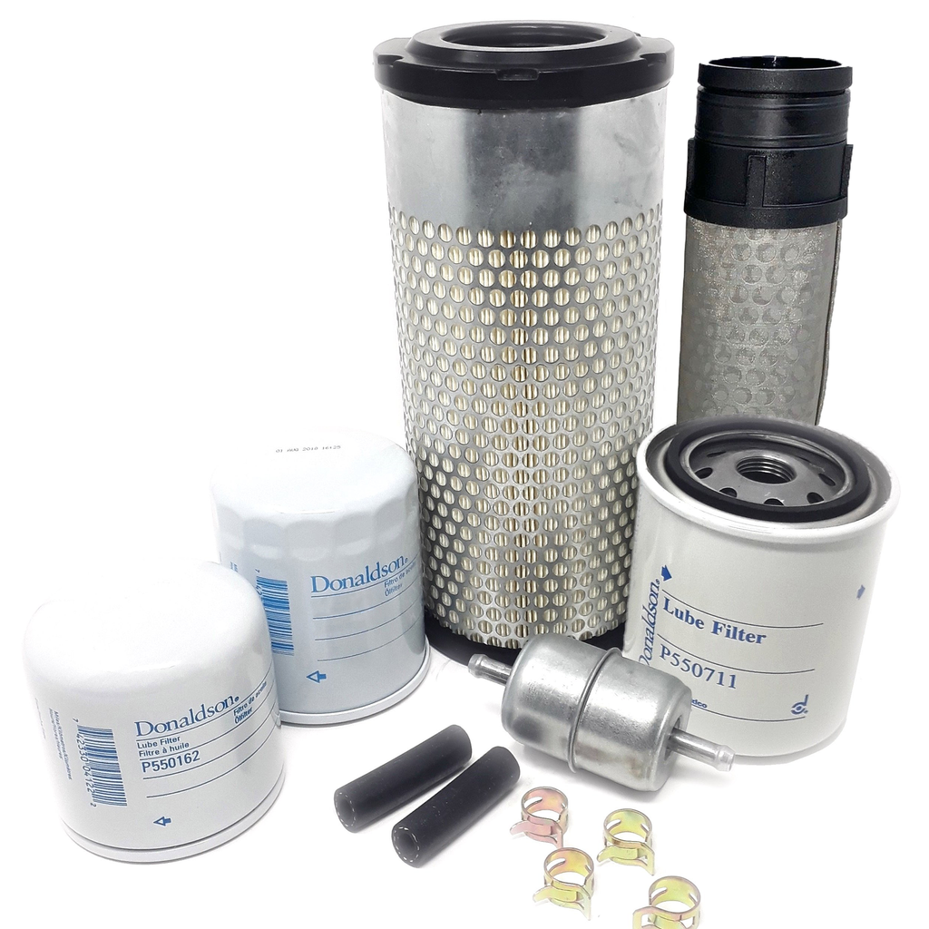 CFKIT Maintenance Filter Kit for Kubota ZG327P Zero-Turn Mower w/KGZ770-E2 Eng. - Crossfilters
