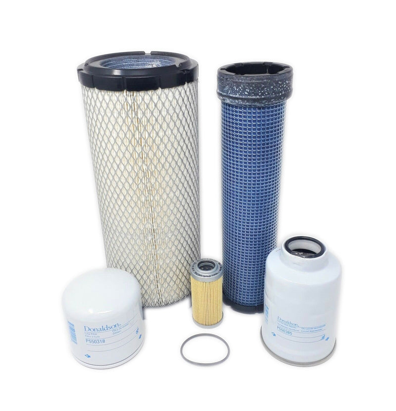 CFKIT Maintenance Filter Kit for Kubota Excavators KX080-4 w/ Kubota V3307CRTE4 Eng. - Crossfilters