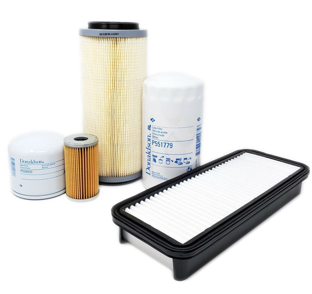 CFKIT Filter Kit for Kubota L35 w/D1703 Eng. (Single Air Filter) (w/Cab Air Filter) - Crossfilters