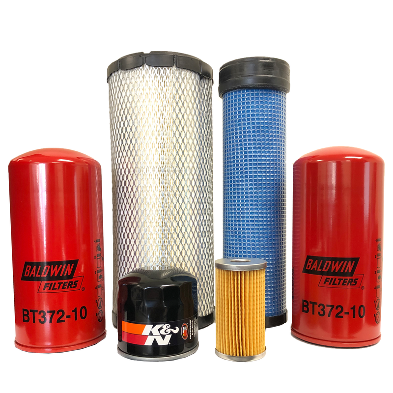 CFKIT Maintenance Filter Kit for Mustang 2044 Skid Steer w/ Yanmar 4TNE84 Eng. - Crossfilters