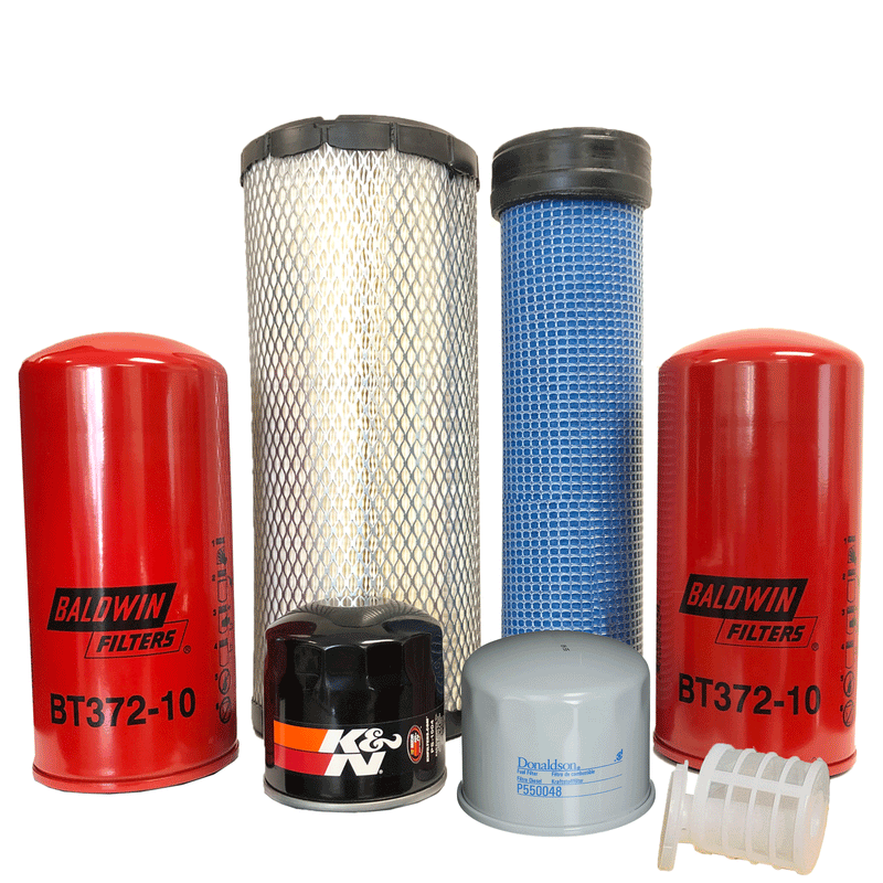 CFKIT Maintenance Filter Kit for Mustang 2044 Skid Steer w/ Yanmar 4TNV88 Eng. - Crossfilters