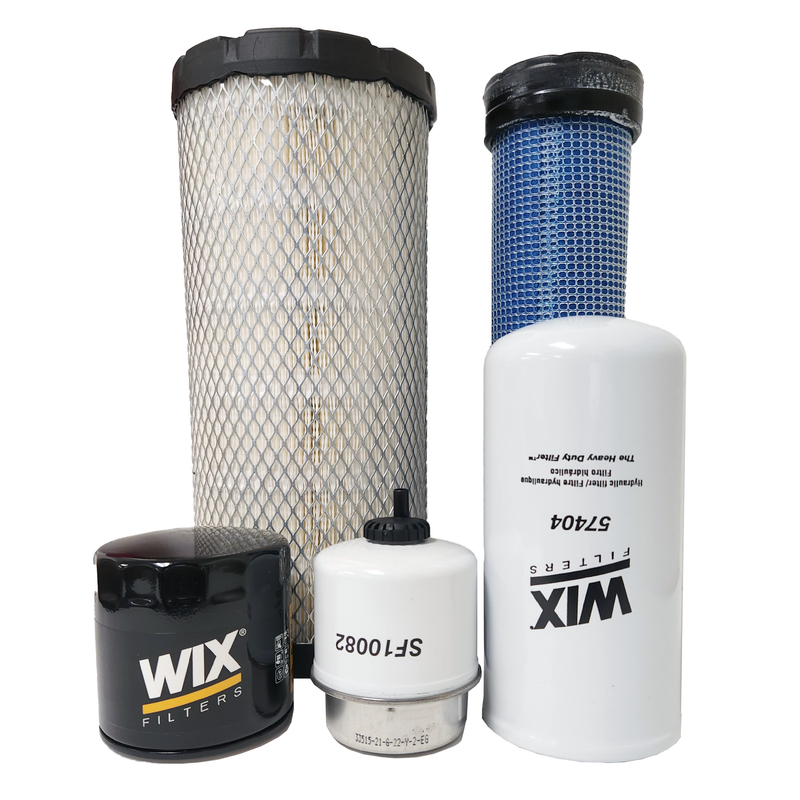 CFKIT Maintenance Filter Kit Compatible with NH LS180- Skid Steer (09/99 - 12/07)