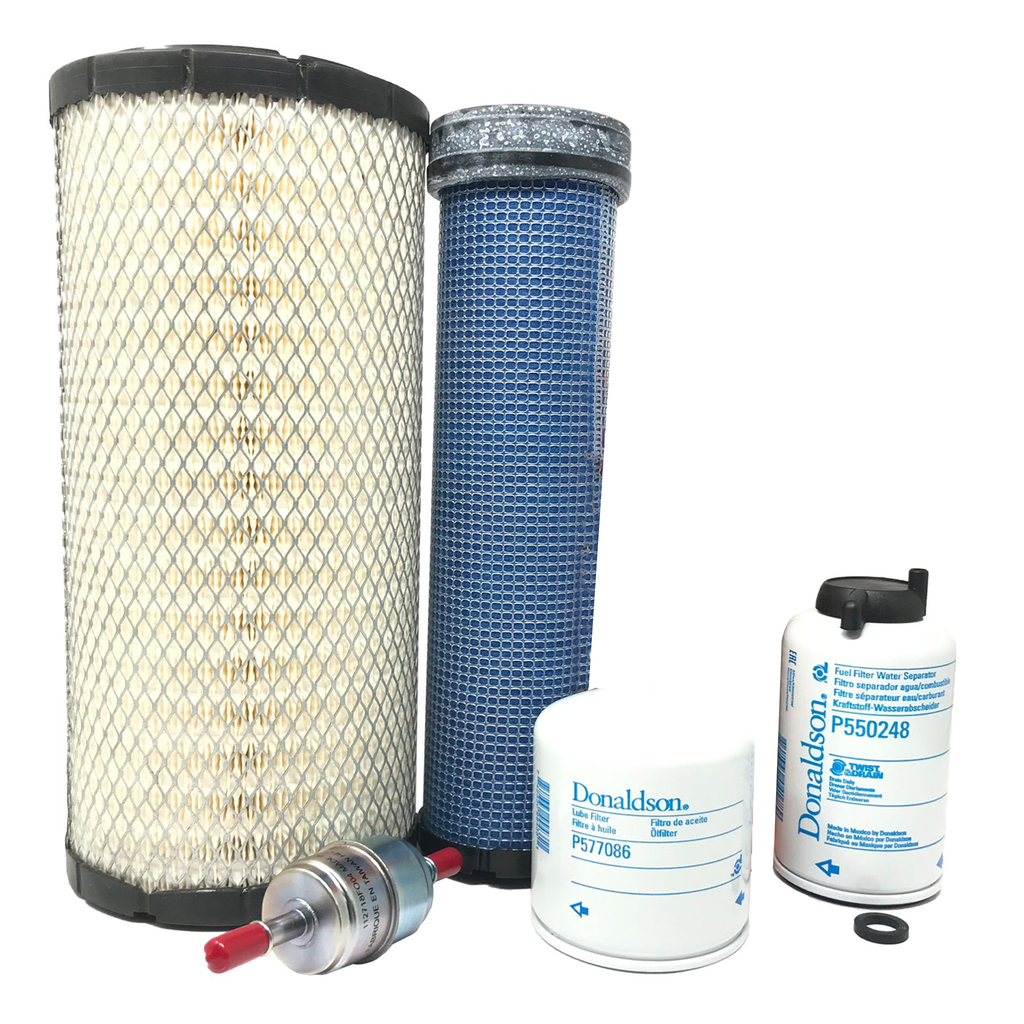 Ā CFKIT Service Filter Kit Compatible with NH L225 Skid Steer Loader (04/11 - 12/12)