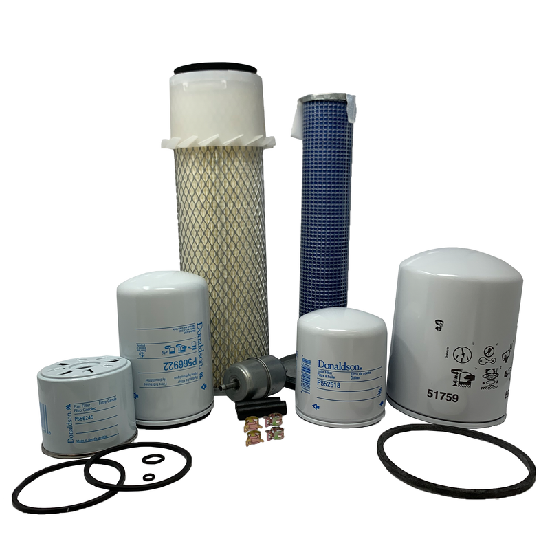 CFKIT Maintenance Filter Kit for New Holland L553 Skid Steer Loaders w/ Kubota V1902 Eng. - Crossfilters