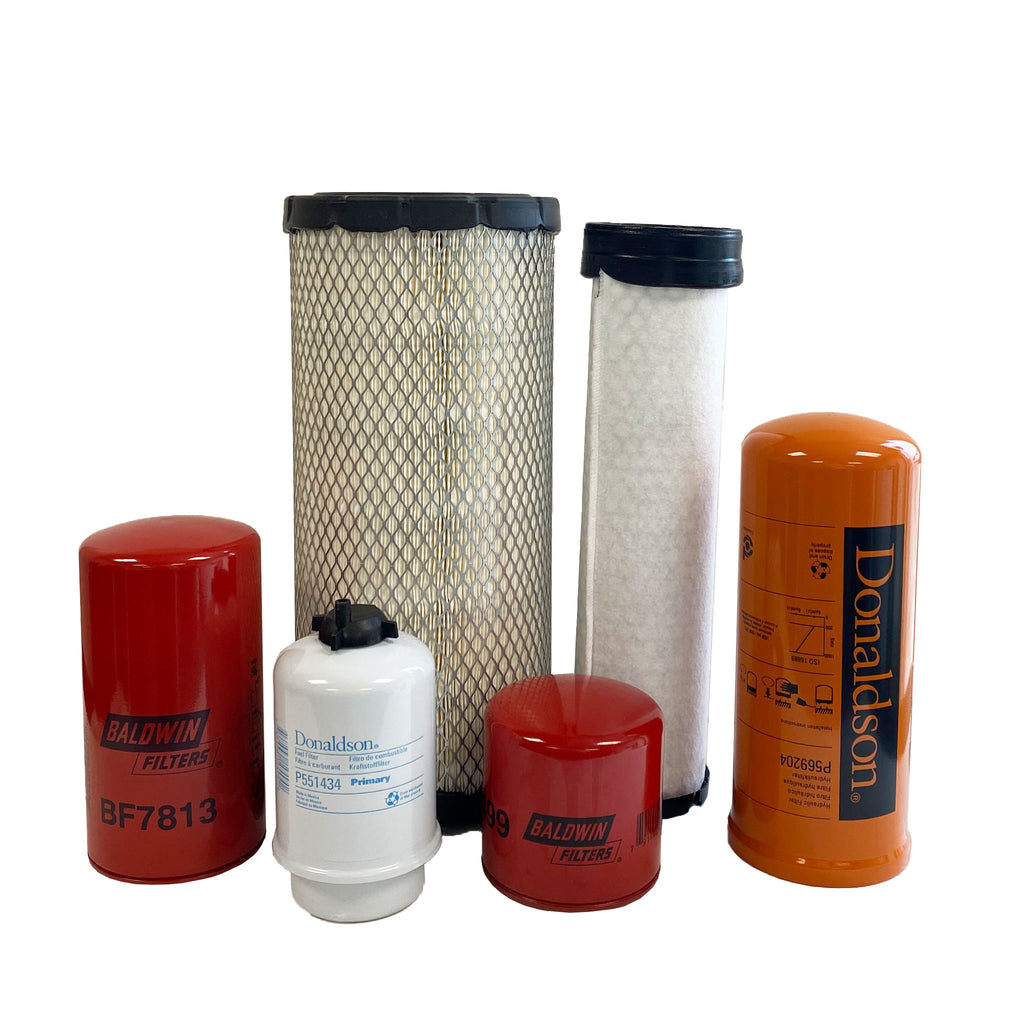 CFKIT Maintenance Filter Kit Compatible with NH L228 Skid Steer Loader w/ F5H-FL463A Eng.