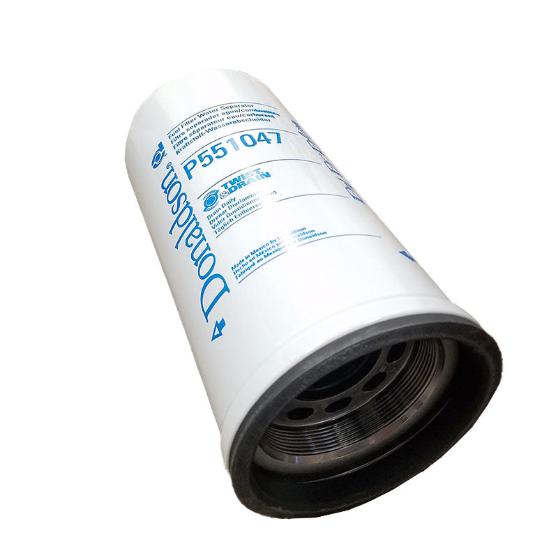 P551047 Donaldson Fuel Filter, Water Separator Spin-On Twist&Drain