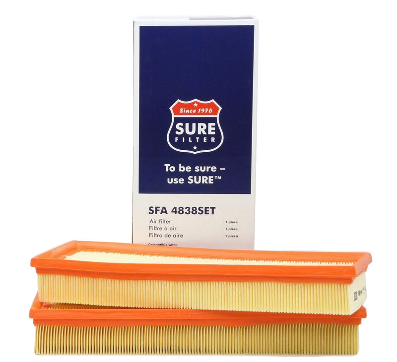 SFA4838SET Sure Filter Air Filter for Mercedes Set 273 094 04 04 (C3698/3-2) - Crossfilters