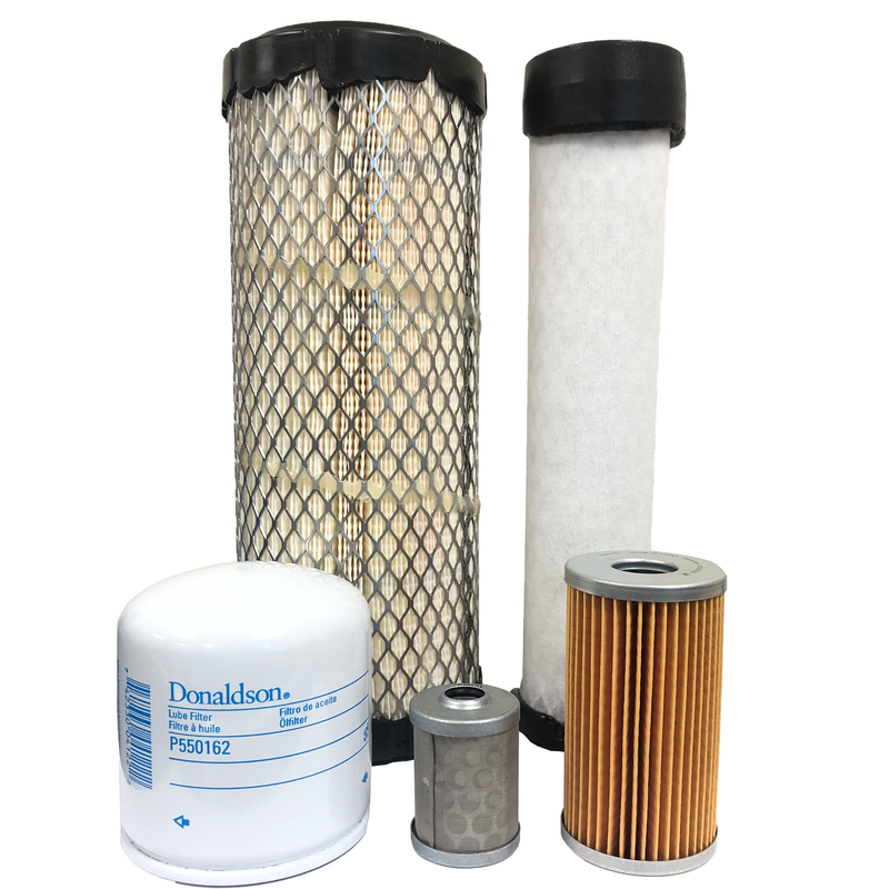 CFKIT Filter Kit for Takeuchi Excavators TB135 w/Yanmar 3TNE88 Engine - Crossfilters