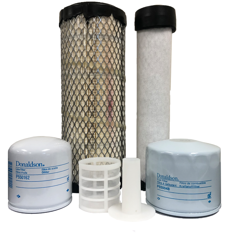 CFKIT Filter Kit for Takeuchi Excavators TB135 w/Yanmar 3TNV88 Engine - Crossfilters